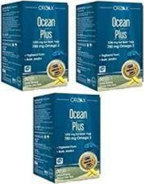 Plus 1200 mg Omega3 Balık Yağı 50 Kapsül 3 ADET