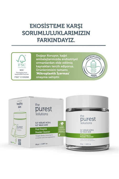 Arındırıcı Ve Canlandırıcı Tüm Ciltler Için Meyve Asitleri Içeren Toz Temizleyici 55 gr