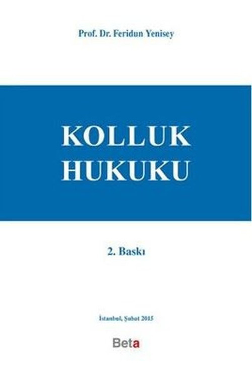 Beta Yayınları Kolluk Hukuku