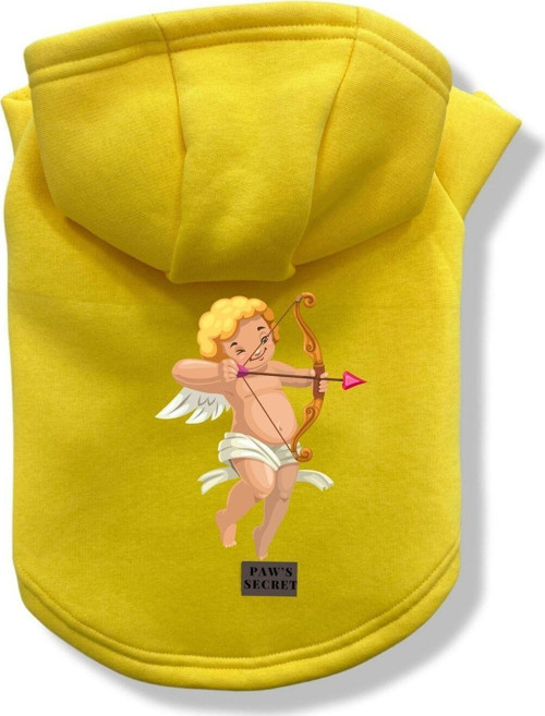 Köpek Kıyafeti Köpek Sweatshirt Hoodie Köpek Ürünleri Kedi Kıyafeti - Aşk Tanrısı Eros XS