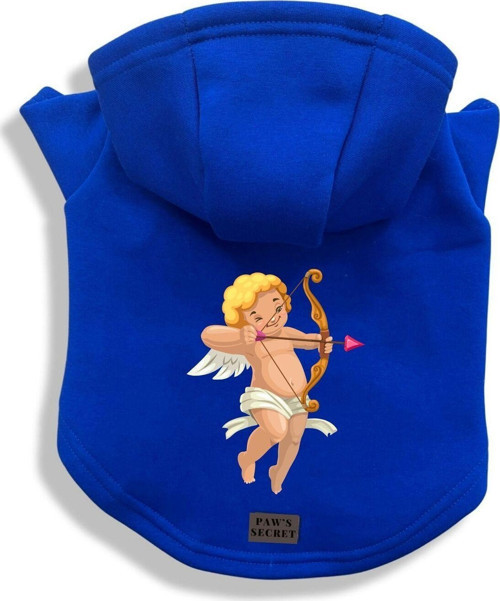 Köpek Kıyafeti Köpek Sweatshirt Hoodie Köpek Ürünleri Kedi Kıyafeti - Aşk Tanrısı Eros XS