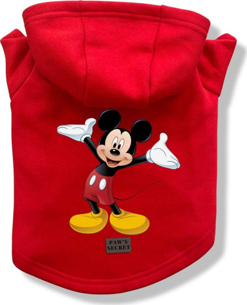 Köpek Kıyafeti Köpek Sweatshirt Hoodie Köpek Ürünleri Kedi Kıyafeti - Mickey L