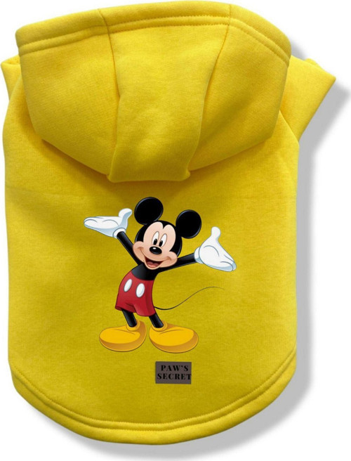 Köpek Kıyafeti Köpek Sweatshirt Hoodie Köpek Ürünleri Kedi Kıyafeti - Mickey S