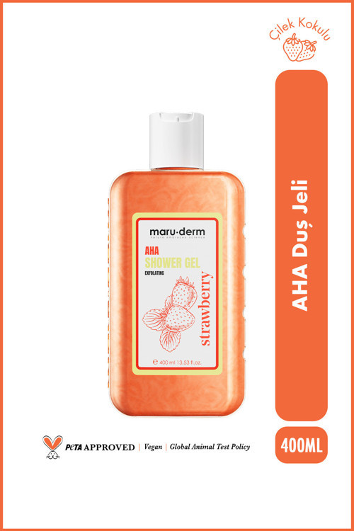 Aha Duş Jeli 400 Ml – Yenileyici & Pürüzsüzleştirici Asitli Vücut Temizleyici | Peeling Etkili