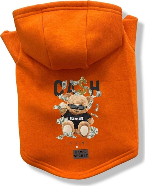 Köpek Kıyafeti Köpek Sweatshirt Hoodie Köpek Ürünleri Kedi Kıyafeti - Milyoner Ayı S