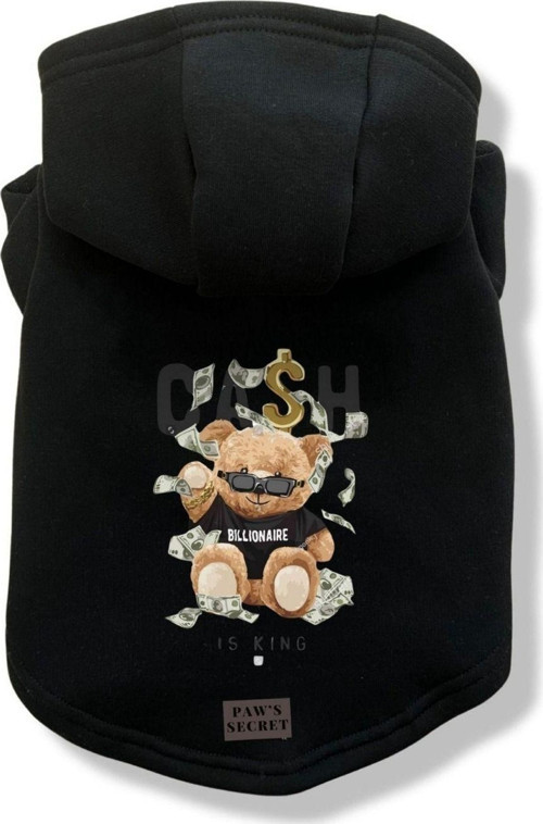 Köpek Kıyafeti Köpek Sweatshirt Hoodie Köpek Ürünleri Kedi Kıyafeti - Milyoner Ayı XL