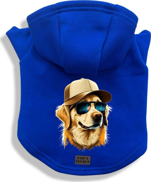 Köpek Kıyafeti Köpek Sweatshirt Hoodie Köpek Ürünleri Kedi Kıyafeti - Şapkalı Golden XL
