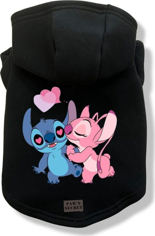 Köpek Kıyafeti Köpek Sweatshirt Hoodie Köpek Ürünleri Kedi Kıyafeti - Stich ve Angel XL