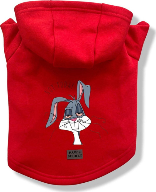 Köpek Kıyafeti Köpek Sweatshirt Hoodie Köpek Ürünleri Kedi Kıyafeti - Uykulu Bugs Bunny XL
