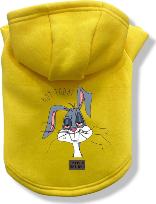 Köpek Kıyafeti Köpek Sweatshirt Hoodie Köpek Ürünleri Kedi Kıyafeti - Uykulu Bugs Bunny XS