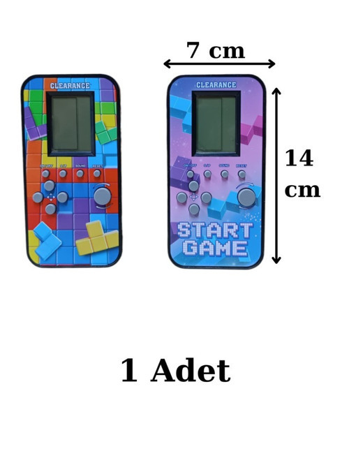 Yeni Model Nostaljik Tetris 1 Adet ( Piller Hediyedir )