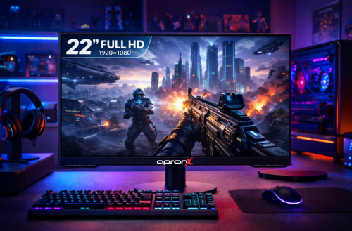 Apx-nws22 22" Led 1080p Vga+hdmi+ses Monitor