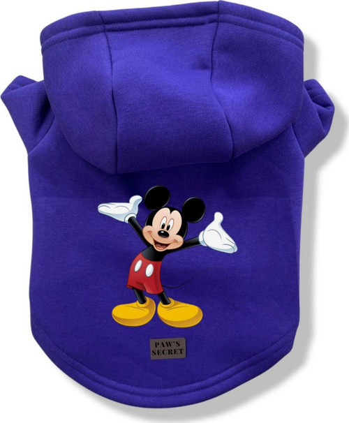 Köpek Kıyafeti Köpek Sweatshirt Hoodie Köpek Ürünleri Kedi Kıyafeti - Mickey M