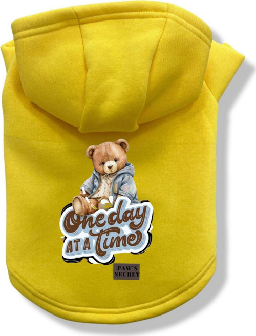 Köpek Kıyafeti Köpek Sweatshirt Hoodie Köpek Ürünleri Kedi Kıyafeti - One Day M