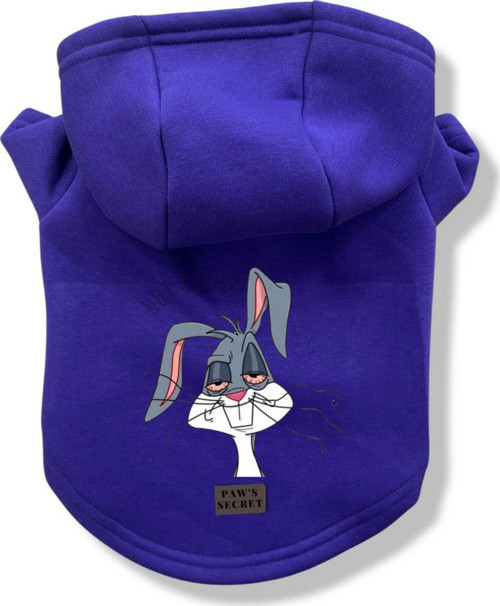 Köpek Kıyafeti Köpek Sweatshirt Hoodie Köpek Ürünleri Kedi Kıyafeti - Uykulu Bugs Bunny XS