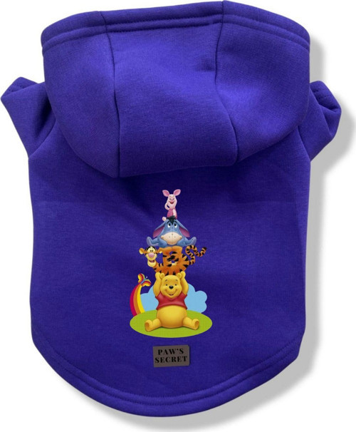 Köpek Kıyafeti Köpek Sweatshirt Hoodie Köpek Ürünleri Kedi Kıyafeti - Winnie The Pooh M