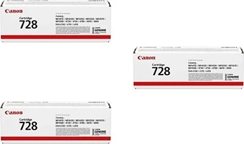 CRG-728 / L410 Orjinal Toner 3'LÜ Avantaj Paket