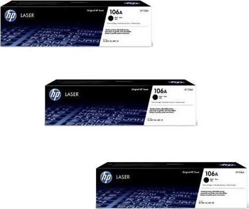106A-W1106A / 4ZB78a Orjinal Toner 3'LÜ Avantaj Paket