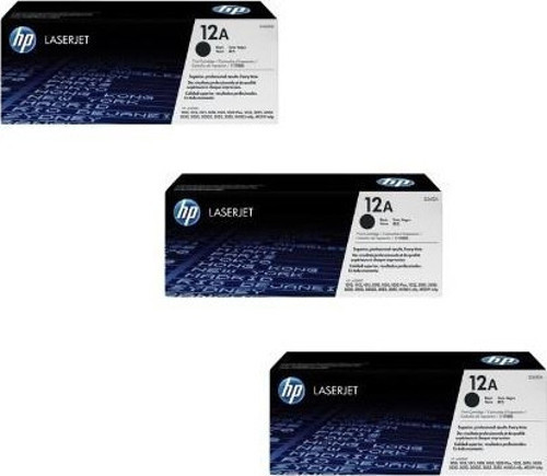 12A-Q2612A / 3052 Orjinal Toner 3'LÜ Avantaj Paket