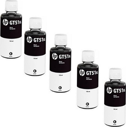 GT51XL Siyah Orjinal Mürekkep 5'Lİ Avantaj Paket