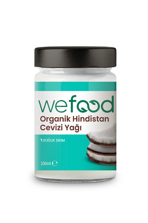 Organik Hindistan Cevizi Yağı 300 ml (Soğuk Sıkım)