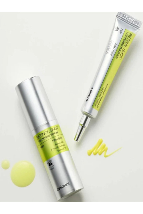 Retinol Shot Tightening Kırışıklık Karşıtı, Sıkılaştırıcı, Gözenek Bakımı Yapan Cilt Bakım Seti