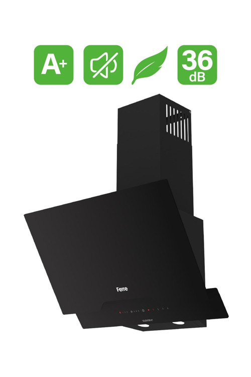 D063 Siyah Ultra Sessiz SilentArt 60 cm Ankastre Davlumbaz