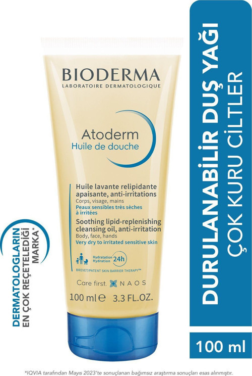 Atoderm Shower Oil Kuru Cilt Nemlendirici Besleyici Duş Yağı Niasinamid 100 ml