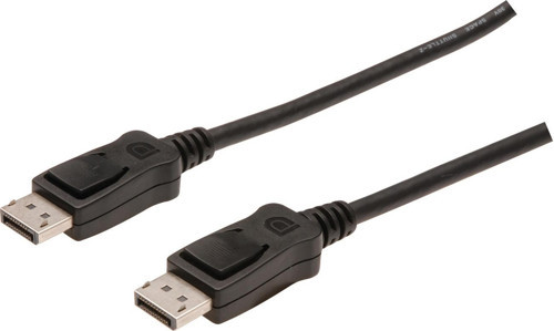 DisplayPort (DP) Bağlantı Kablosu, DP Erkek - DP Erkek, 10 metre, kilit mekanizmalı, DP, 1.2 uyumlu,