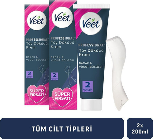 Profesyonel Krem Promo Tüy Dökücü Krem 200 X 2