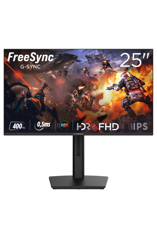TITAN TT25F400F 25'' FHD 400Hz Fast IPS 0,5ms HDR Freesync RGB PC Flat Oyuncu Monitörü