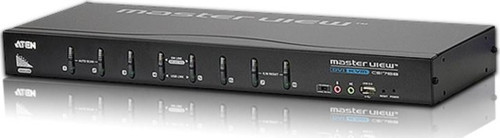 8 port'lu USB 2.0 DVI KVMP™ Switch + konsol monitör bağlantısı DVI ya da VGA + 2 portlu USB (2.
