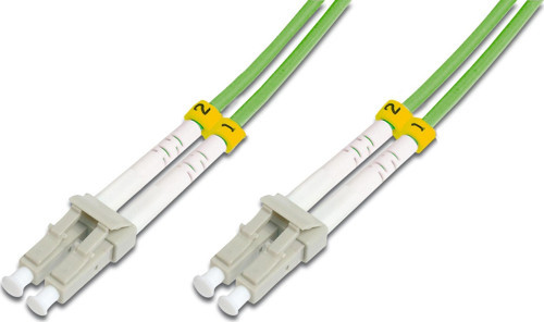 LC-LC Fiber Optik Patch Kablo, Multimode OM 5 50/125 Duplex, 3.0mm, LSZH, 10 metre