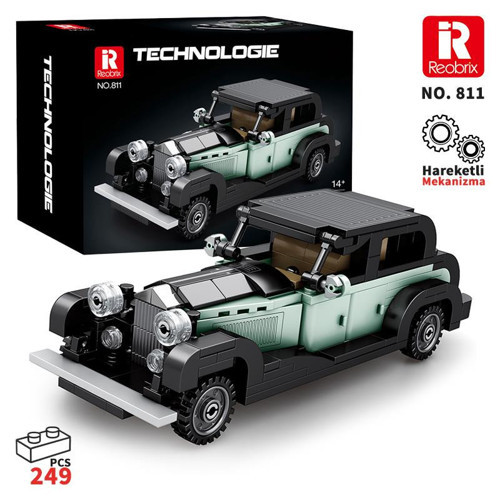 Technic 811 Bentley 8 Litre Klasik Araba Yaratıcı Yapı Blok Seti Building Blocks - 249 Parça