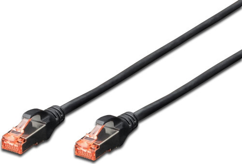 CAT 6 SFTP/PIMF (Pairs In Metal Foil) Patch Kablosu, 5 metre, LSZH, AWG 26, Siyah Renk
