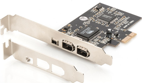 3 Port'lu (2 Harici, 1 Harici Port) PCI Express Firewire 400 Kart, IEEE 1394a