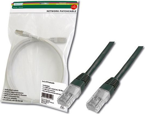 Cat-5e UTP Patch Kablosu, 1 metre, AWG 26/7, Siyah Renk, 3P sertifikalı