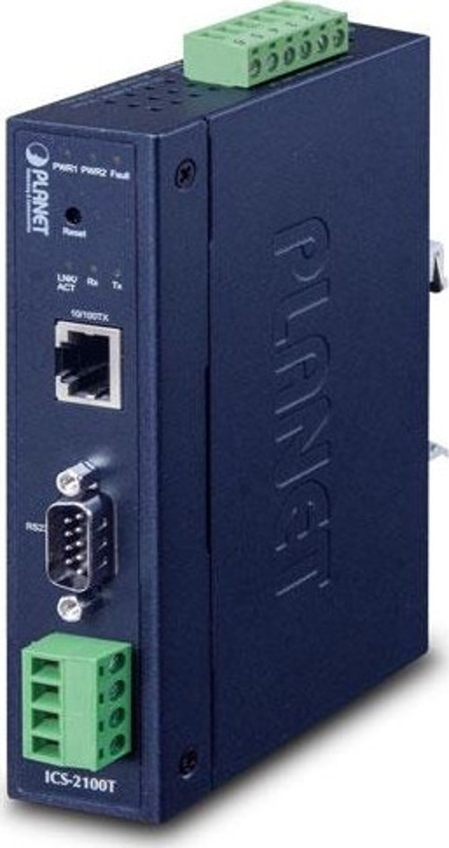 Endüstriyel 1-Port RS232/RS422/RS485 Serial Device Server<br>1 x 10/100TX<br>-40~75 dere