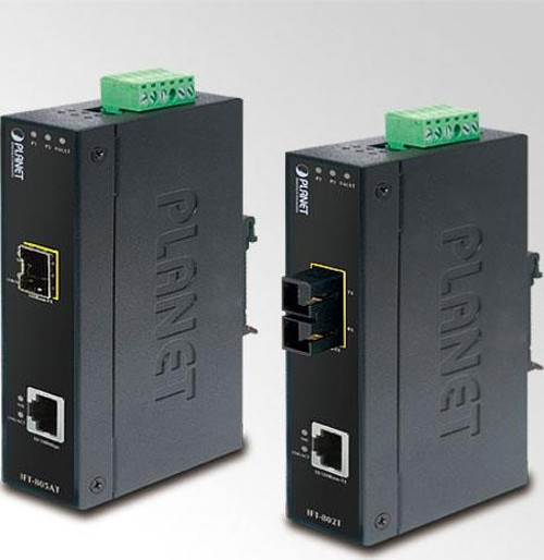 Endüstriyel Tip Media/Rate Converter <br>10/100Base-TX <--> 100Base-FX (SM, 15 km)<br