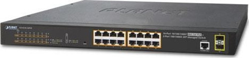 Yönetilebilir Gigabit Switch (Managed Gigabit Switch)<br>16-Port 10/100/1000T 802.3at/af PoE+