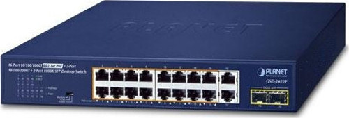 Yönetilemeyen Masaüstü Tip Switch (Unmanaged Desktop Switch)<br>16-Port 10/100/1000T 802.3at/a
