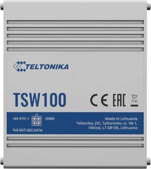 Endüstriyel Yönetilemeyen PoE+ Switch (Industrial Unmanaged PoE+ Gigabit Switch)<br>5 x 10/100