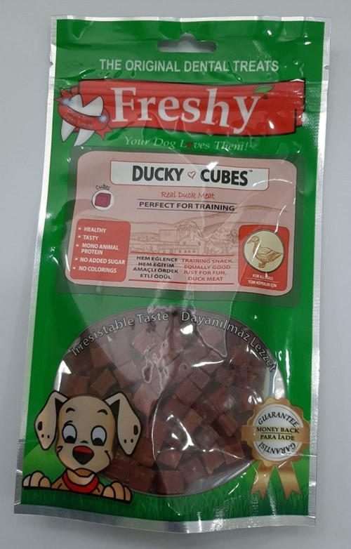 Ducky Cubes Taze Ördek Etinden Küp Ödül Maması