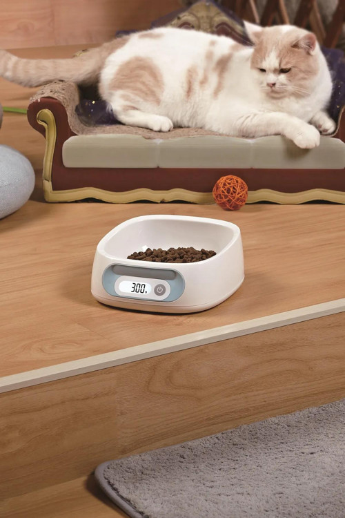 Dijital Kedi Köpek Mama Ve Su Kabı Elektronik Beslenme Kabı 2kg/1g