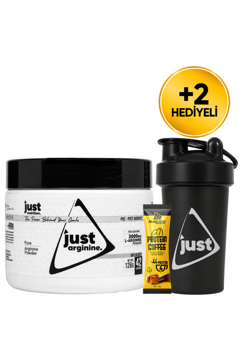 L-Arginine 126 Gr L-Arjinin 42 Servis + Shaker + Protein Kahve Hediyeli