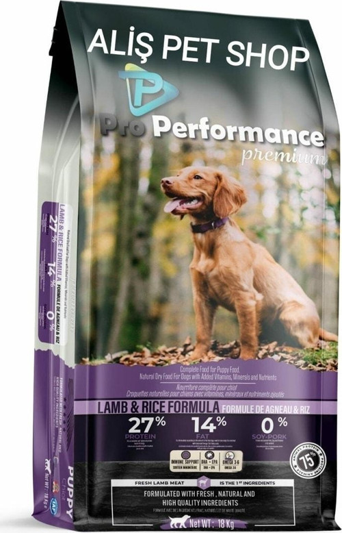Pro Performans Puppy Lamb Kuzu Etli Yavru Köpek maması 18 Kg