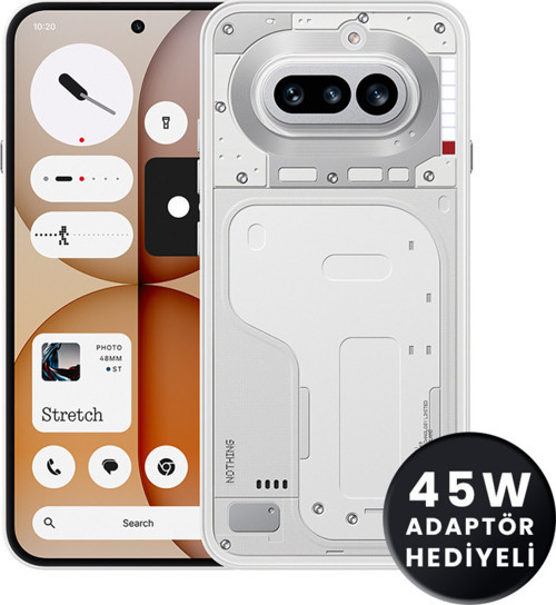 Phone (4a) 256 GB 12 GB Ram (Nothing Türkiye Garantili) Beyaz