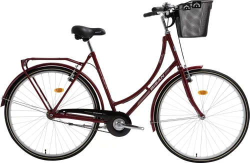 Paradise V Fren 28 Jant Şehir Bisikleti Bordo Gri 54 Kadro