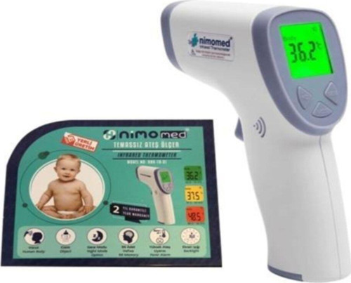 Kızılöteli Temassız Ateş Ölçer Hnk-Tb-01 - Med Merry 50'Li Maske Hediyeli
