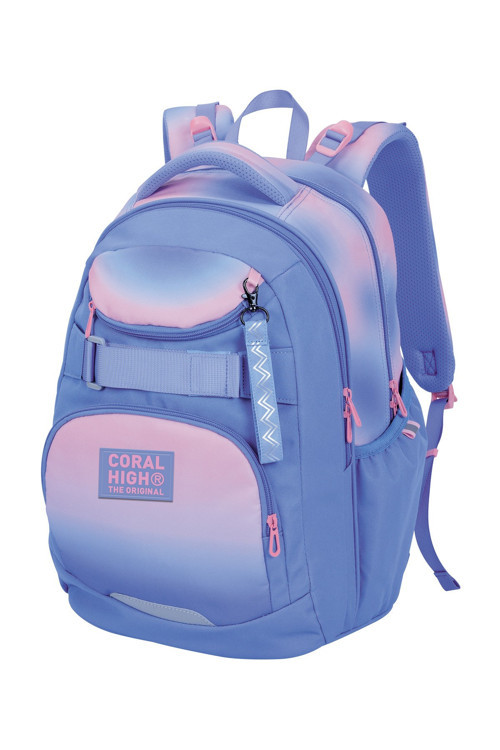 Coral High Renk Geçişli Dört Bölmeli Okul Sırt Çantası 24431
